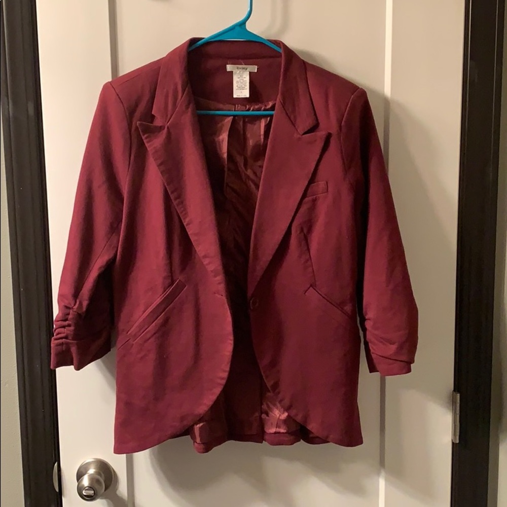 Women’s Burgundy Blazer